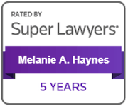 Rated By Super Lawyers | Melanie A. Haynes | 5 Years